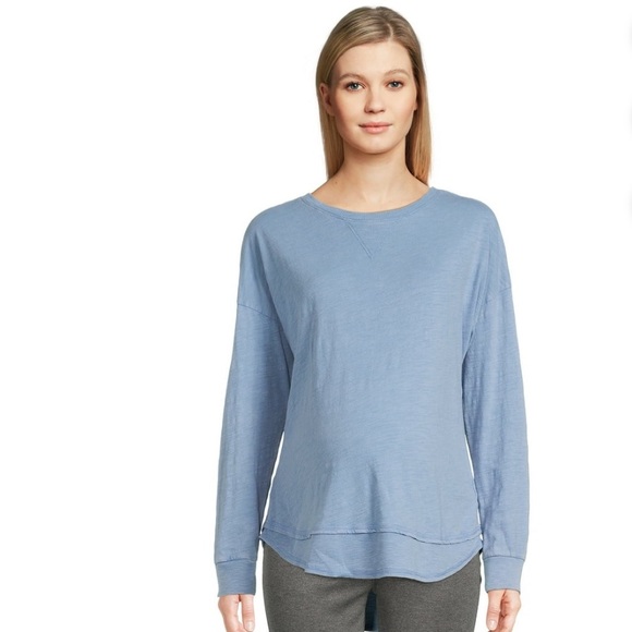 Women's Maternity Crewneck Sweatshirt Bundle with Long Sleeves, Size M NWOT - Picture 5 of 9